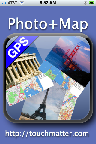 Photo+Map splash screen startup (full version)